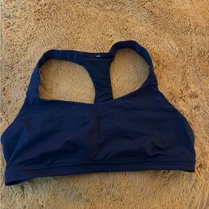 Navy Blue Sports Bra